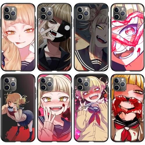 Cute Himiko Toga Anime Silicone Cover For Apple IPhone 12 Mini 11 Pro XS MAX XR X 8 7 6S 6 Plus 5S SE Phone Case