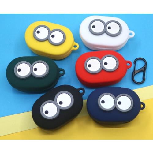 Cartoon Cute Earphone Case With Hook For Xiaomi Redmi AirDots 3 TWS Wireless Bluetooth Charging Box Bags For Airdots3 Bags
