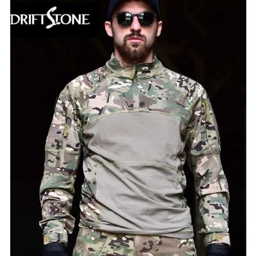 Men Military Tactical T-shirts Airsoft Combat Shirt Camouflage Long Sleeve T Shirt Multicam Militar Uniform Army Clothing