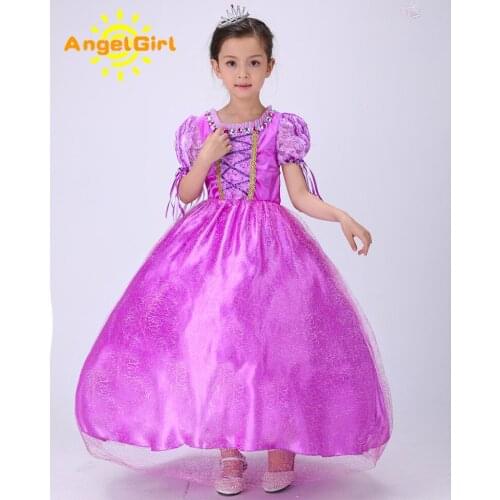 AngelGirl Hot Autumn Winter Dress School Kid Girls Love Birthday Christmas Halloween Xmas Party Gown Dress Cosplay Costume