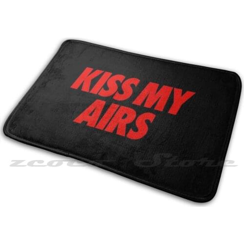 Kiss My Airs " Bred " Mat Rug Non-Slip Water Absorb Door Carpet Hypebeast Fashion Streetwear Highsnobiety Hi Fashion Home Ss20