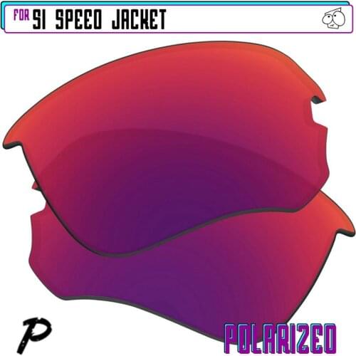 EZReplace Polarized Replacement Lenses for - Oakley Si Speed Jacket Sunglasses - Midnight P