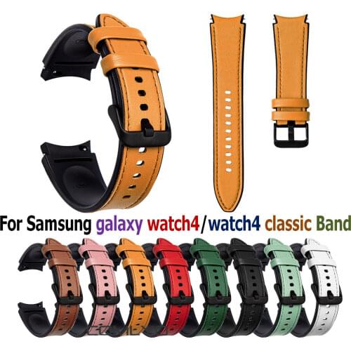 For Samsung galaxy watch4 40mm/44mm Band 20mm Silicone Smart Bracelet Strap For Samsung galaxy watch4 classic 42MM/46mm Wrist