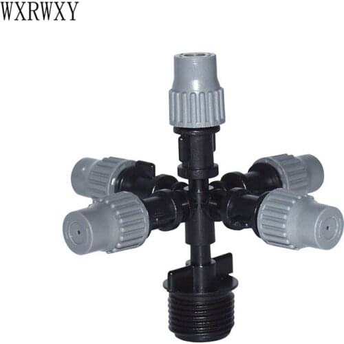 Wxrwxy misting nozzle mist sprayer WATER SPRAY To garden drip irrigation for greenhouse Garden pot plant watering 2 pcs