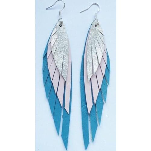 Wooden Cutting Die for Feather Shape Leathercraft Earring Handmade Pendant Decor Punch Tool for Leather Fabric Paper Customized