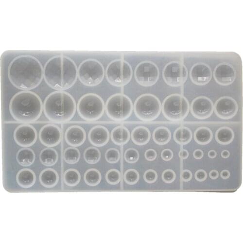 Multi Style Pendants Silicone Mold Oblate Cabochon Beads Resin Silicone Mould for Jewelry Making Epoxy Resin Molds