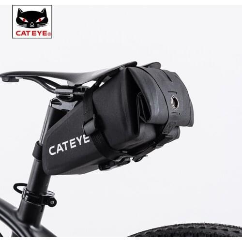 CATEYE Bike Bicycle Saddle Bag Tool Storage MTB Cycling Tail Seat Rear Pouch Bag Fully Waterproof Tool Kit Accessories