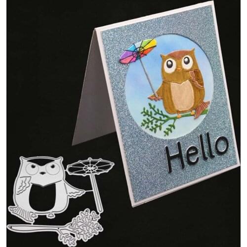YINISE Metal Cutting Dies For Scrapbooking Stencils Owl Scrapbook CUT DIY Paper Card Party Decoration Craft Embossing Die Cuts