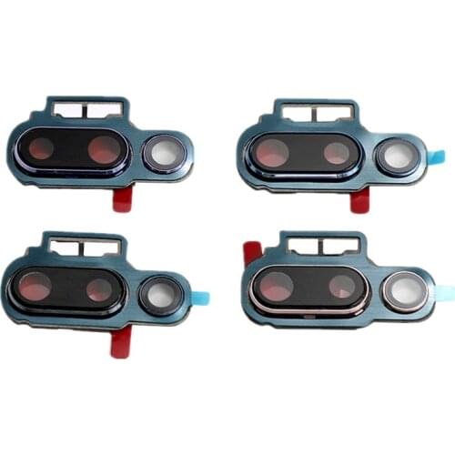 P20Pro For Huawei P20 Pro Camera Lens Glass With Metal Frame Holder Repair Rear Housing Cover Replacement Parts