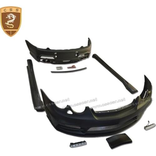 09-13 Fits For Bentley Flying Spur modified Wald Style Body Kits Fiberglass Front Rear Bumper Side Skirts Spoiler Auto Parts