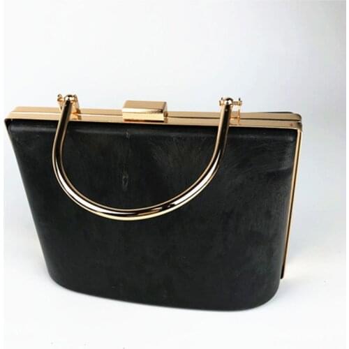 1 Set Metal Purse Frame Handle for Clutch Bag Handbag Accessories Making Kiss Clasp Lock for Bag Obag Purse Frame Handles Frame