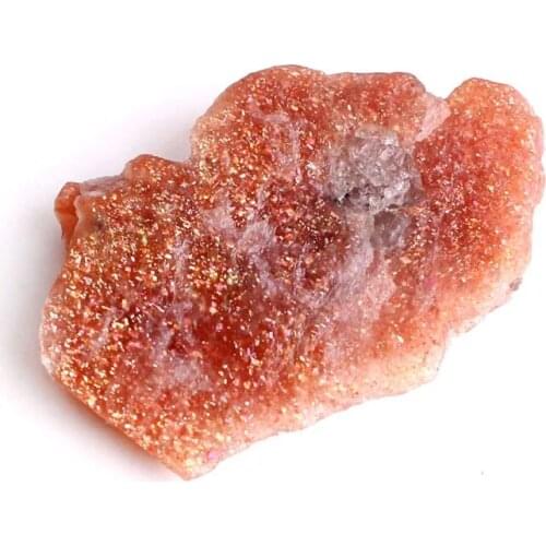 1PC 20-30g Natural Rough Sunstone Minerals Quartz Gold Flashy Active Crystal Irregular Raw Gemstone Reiki Healing DIY Jewelry