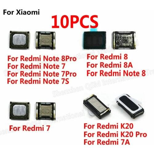 10PCS New Built-in Earphone Earpiece Top Ear Speaker For XiaoMi Redmi K20 Pro Note 8 7 Pro 7S 8A 7A