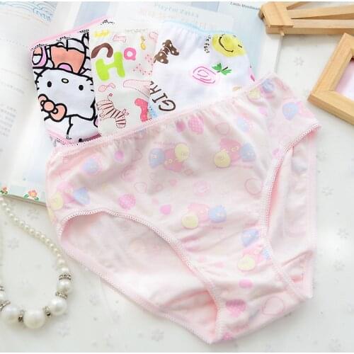 12pcs/lot 100% Cotton Kids Underwear Panties GirlsBaby Pants BOYS Cute Girls Underwear ZJ-VR7E