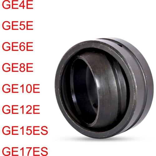 2pcs Radial spherical plain bearings GE4E GE5E GE6E GE8E GE10E GE12E GE15ES GE16ES GE17ES GE20ES