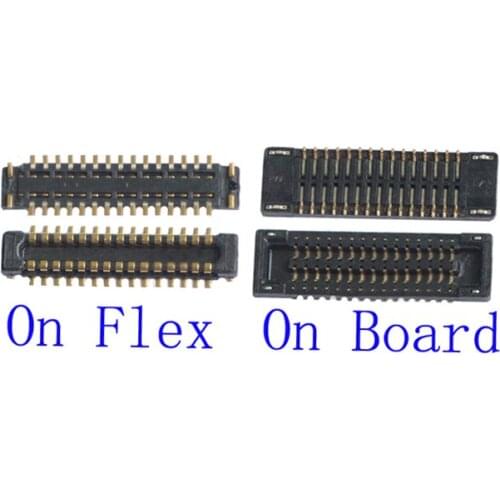 2Pcs Usb Charger Charging Dock Port Flex FPC Connector For Huawei Enjoy 6 7 Y6Pro Y6 Pro 2017 Contact On Board Plug 30pin