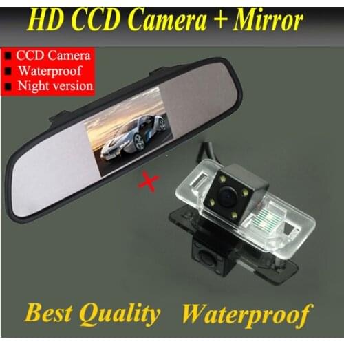 4.3"LCD Screen Car Monitor + CCD Car Rear Camera for BMW 1 Series E82 3 Series E46 E90 E91 5 Series E39 E53 X3 X5 X6 Backup