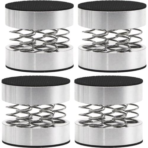 4Pcs Shock Spikes Spring Damping Pad HIFI Stand Feet Speaker Spike o CD Amplifier Foot Pad