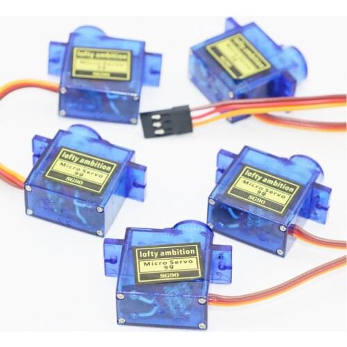 5pcs / 10pcs / 20pcs / 50pcs / 100pcs / 200pcs lot New SG90 SG 90 9G Mini Micro Servo for RC 250 450 Helicopter Airplane Car RC