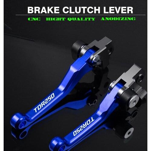 Motocross Accessories CNC Brake Clutch Levers Dirt Bike Pivot Handle lever For yamaha TDR250 TDR 250 1988 1999 2000 2001 2002