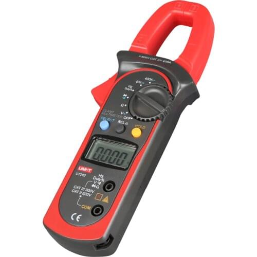 UNI-T UNI T Digital Clamp Meter AC Current UT202 400A Power Clamp Multimeter Tester Ammeter With Temperature Probe