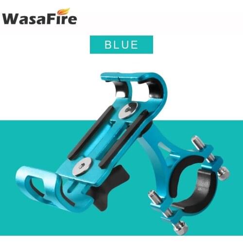 Aluminium Alloy Bicycle Phone Holder Universal Bike 3.5-6.5" Cell Phone Mount Seat Cycling Bracket rack for iphone Xiaomi GPS