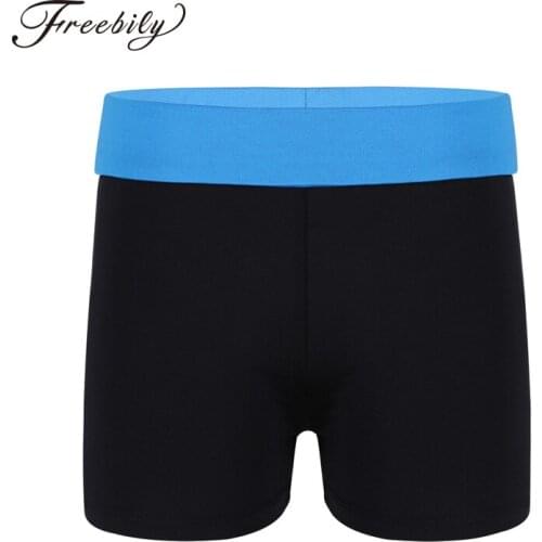 Childrens Ballet Leotard Shorts Girls Wide Elastic Waistband Activewear Dance Performance Shorts Bottoms for Sports Gymnastic