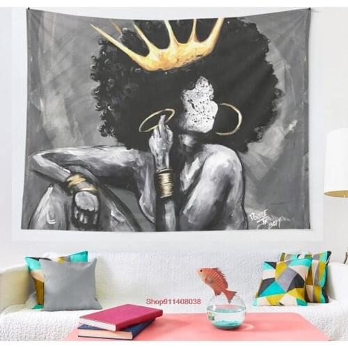 Naturally Queen VI tapestry Cover Beach Towel Picnic Yoga Mat Home Decoration Wall Hanging