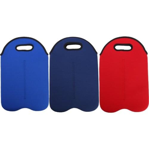 Hot Sale Bottle Protective Cover Delicate Texture Wine Bottle Cooler Neoprene Outdoor Insulated Double Bottle Protective Cover