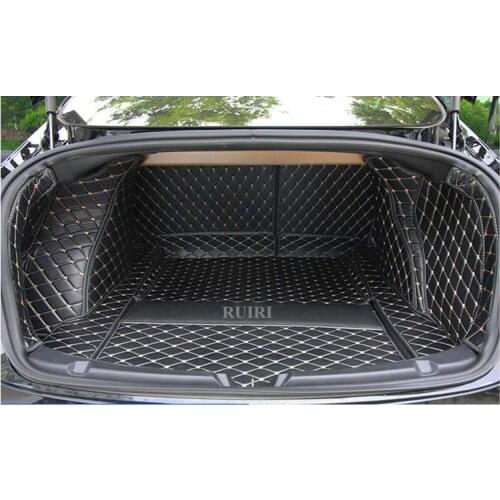 Good quality! Custom special car trunk mats for Tesla Model 3 2021 durable boot carpets cargo liner mats for Model 3 2020-2017