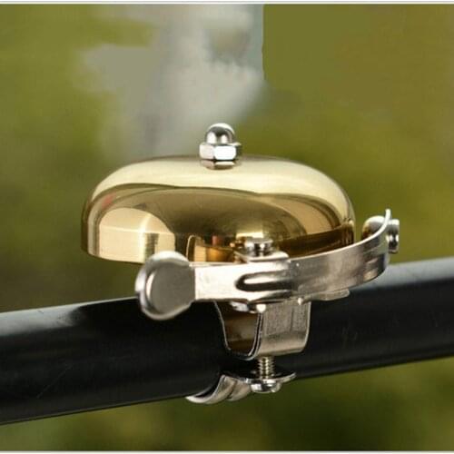 Bicycle Bell Ring Metal Bell Ring Loud Sound One Touch Classic Handlebar Cycling Bicycle Horn Alarm Accessory Cycle Push Bike