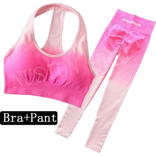 2021 2PCS Seamless Women Yoga Set Workout Sportswear Gym Clothing Fitness Sleeveless Crop Top High Waist Leggings Sports Suits