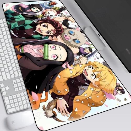 Demon Slayer Mouse Pad Game Console Game Table Large Rubber Table Pad Mouse Pad Game Accessories Mouse Pads