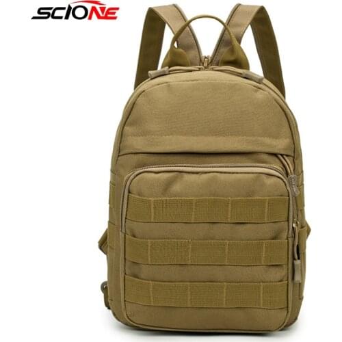 Mini Molle Mountaineering Backpack Men Women Sports Crossbody Bag Tactical Military Rucksack Multifunction Training Bag XA58G