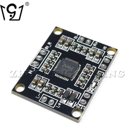 5PCS PAM8610 miniature digital power amplifier board 15W*2 two-channel stereo high-power power amplifier board