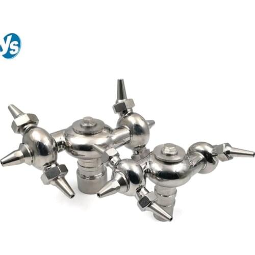 Self rotating tank water spray drum bottle washing cleaning nozzles,Stainless steel rotary tank cleaning nozzles female thread