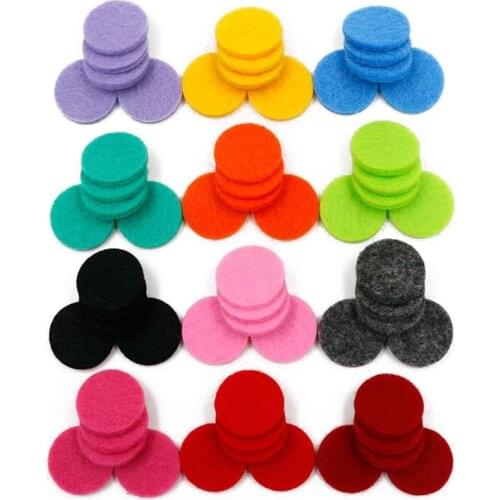 30mm Replacement Refill Pads(60PCS) For Essential Oil Diffuser Necklace for 30mm Aroma Stainless Steel Locket Pendant