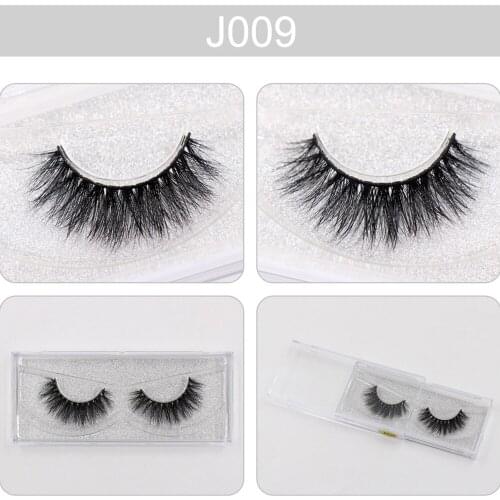 SOQOZ False Eyelashes Luxury 3D Mink Lashes Cruelty Free Volume Mink Eyelashes Lightweight Dramatic Eyelashes Makeup J009