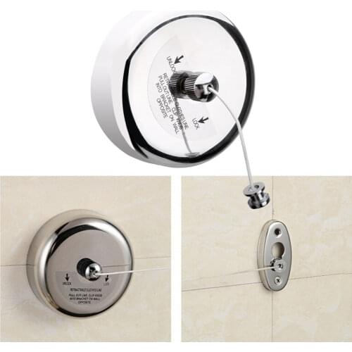 Clothes Drying Rack Rope Home Storage Stainless Steel Retractable Clotheslines Clothes Dryer Organiser Laundry Hanger