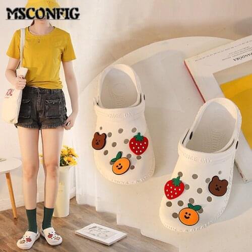 New Cartoon Printing Soft-soled Nurse Shoes, Flat-soled Operating Room Surgical Shoes, Waterproof and Breathable Ladies Slippers