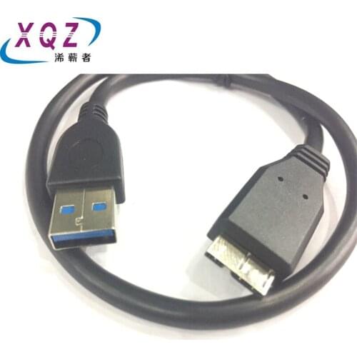 USB3.0 harddisk cable USB3.0 to microUSB cable AM/micro USB for case pure copper black pvc jacket