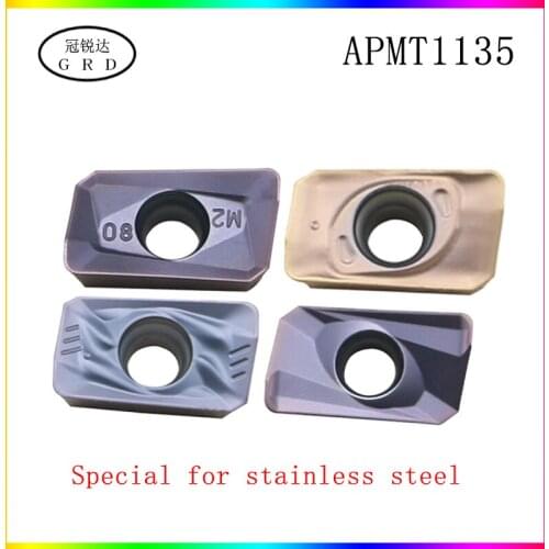High quality apmt1135pder Car blade FM/H2/M2/XM stainless steel turning tool APMT1135 is used with turning tool lever lathe tool