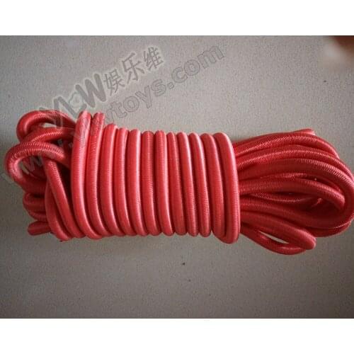 100M Elastic Cord 7MM Packing Bandage Rope,50M Rubber Resistance String Nylon Knit Cable