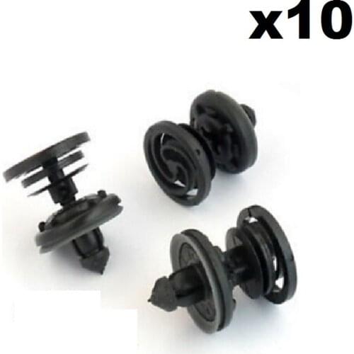 10x For Volvo Interior Door Card & Trim Clips- Plastic Fastener Clips Panels Fascias