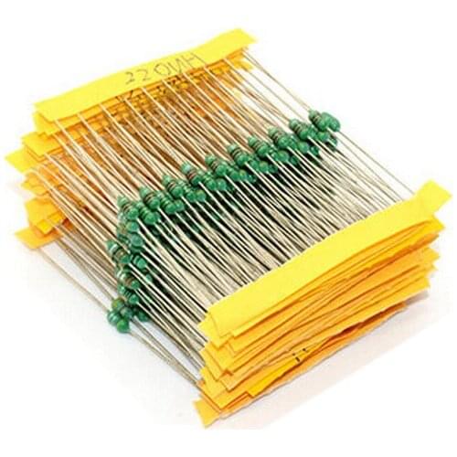 12valuesX20pcs=240pcs 1/2W 0.5W 0410 Inductor Pack 1UH - 1,MH Assorted Kit