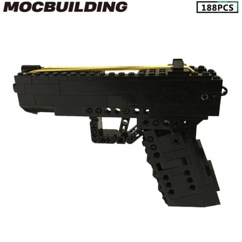 188pcs Glock 17 Building Block Pistol Moc Brick Kid Gift And Educational Toys For Children