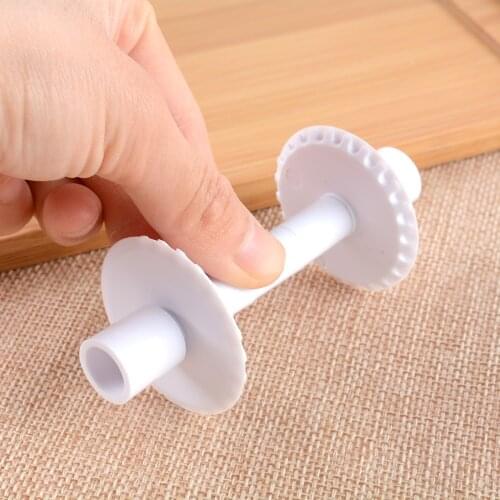 3 Patterns Plastic Fondant Embosser Strip Ribbon Cake Cutter Roller Sugarcraft Rolling Pin Tool Kitchen Bakeware Pastry Access