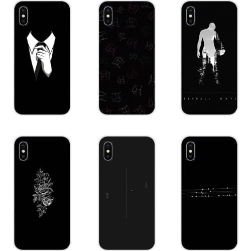 Accessories Phone Cases Covers For Samsung Galaxy A3 A5 A7 A9 A8 Star A6 Plus 2018 2015 2016 2017 Black minimalist style