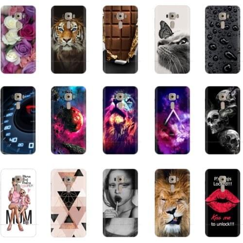 Phone Case for Asus ZE520KL Capa Asus Zenfone3 ZE 520KL 5.2" Cute Cat Patterned Phone Shell Zenfone 3 ZE520 KL Soft TPU Coque