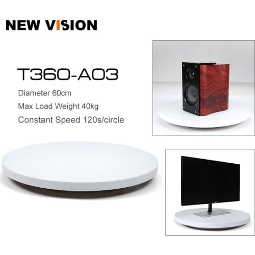 Falcon Eye 60cm 360 Degree 3D Electric Rotating Shooting table for Photography Max Load 40kg T360-A03
